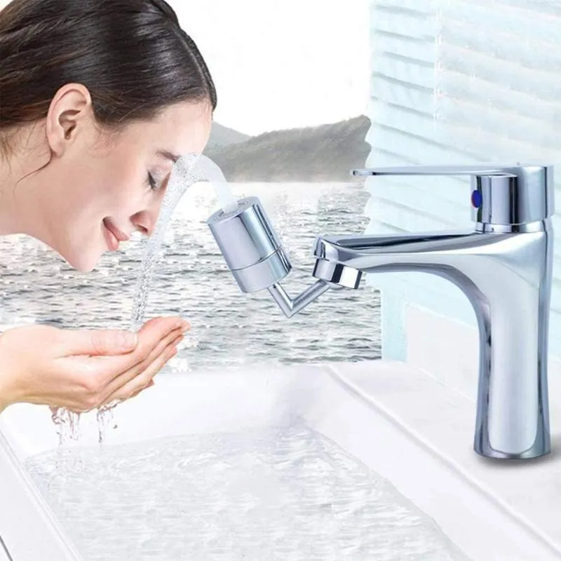 Badrum Sink Kranar Universellt filter för bassängen Vattenbesparande munstyckesprayer Kök Tap Extension Extender Bubbler Faciio