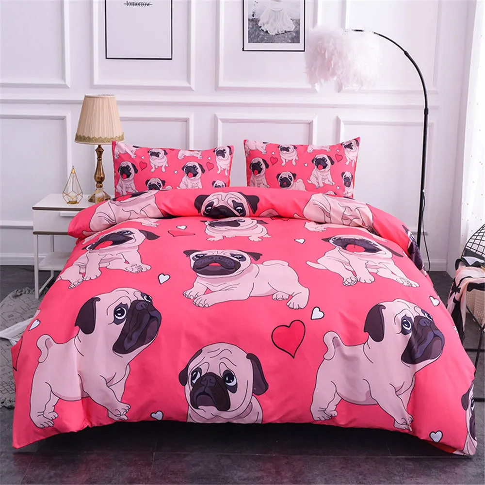 Pug unicorn bedding online