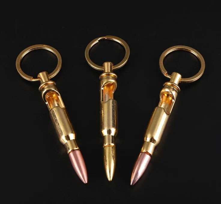 Bullet Shell Shape Bottle Opener Beer Soda Creative Keychain Key Ring Bar Tool Party Business Gift