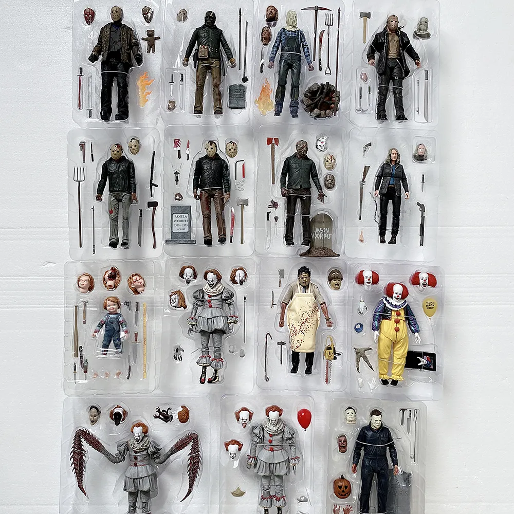 NECA Action Figure The 13th Friday Jason Freddy Krueger Leatherface  Chainsaw John Michael Myers IT Joker Pennywise Action Figure Q1123 From  Musuo05, $55.71