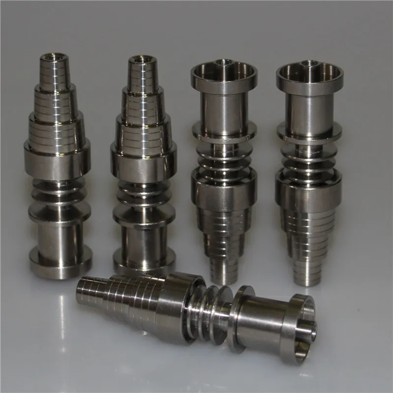 Outils à main Réglable Pure Domeless Titanium Nail Ti Nail 10mm 14mm 18mm Mâle Femelle Grade 2 Fumée Cigarette Pipe Pipes