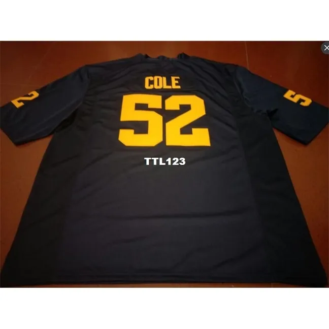 Men #52 Mason Cole Michigan Wolverines Alumni College Jersey S-4XLor custom any name or number jersey
