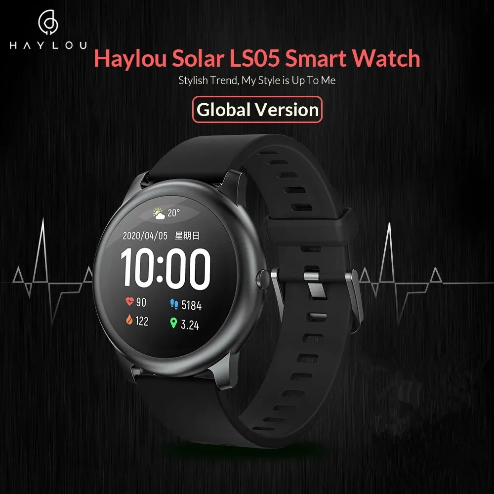 Xiaomi Haylou Solar LS05 Smart Watch Sport Metal Heart Rate Sleep