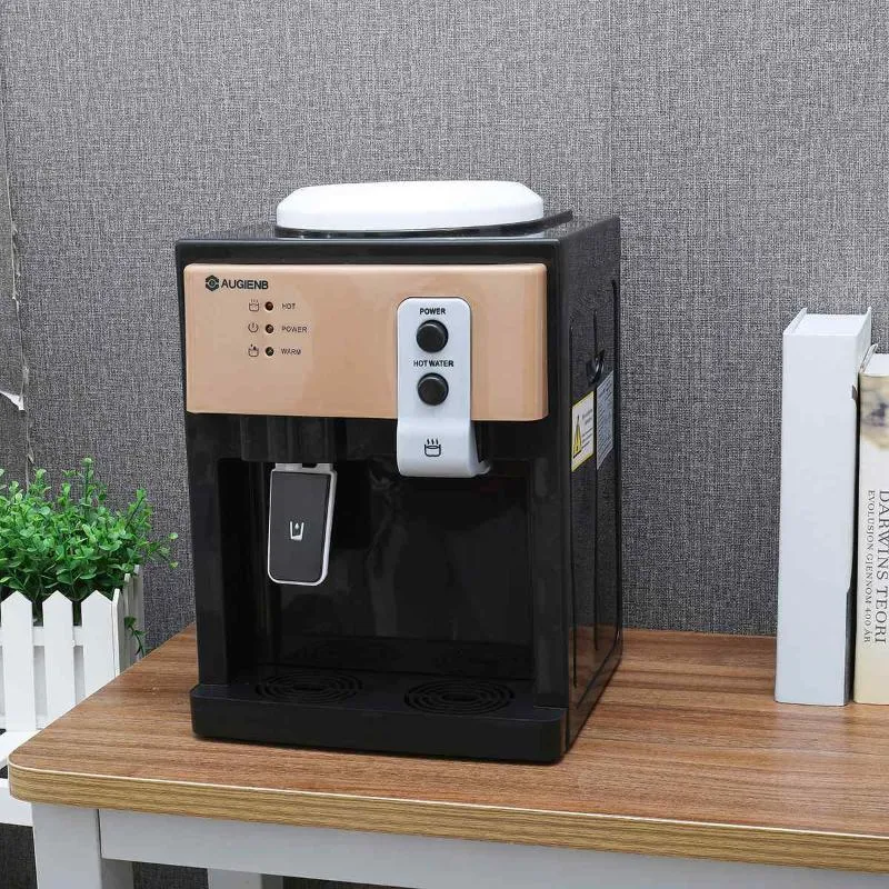 Waterdispenser elektrische desktop drinkfontein koude warme koelere verwarmer thuiskantoor hostel1