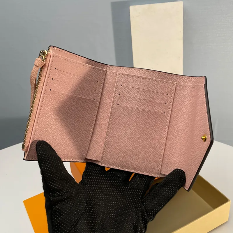 Designers Walltes Luxury Purse Business Card Holder Women`s classic Folding Wallet Credit Card Bag Master Design with Gift Box and Dust Bag Superior Suppliers