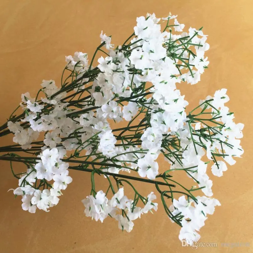 Artificial Baby Breath Flowers Artificial Gypsophila Fake Silk Flower Plant Home Wedding Party Home Decoration