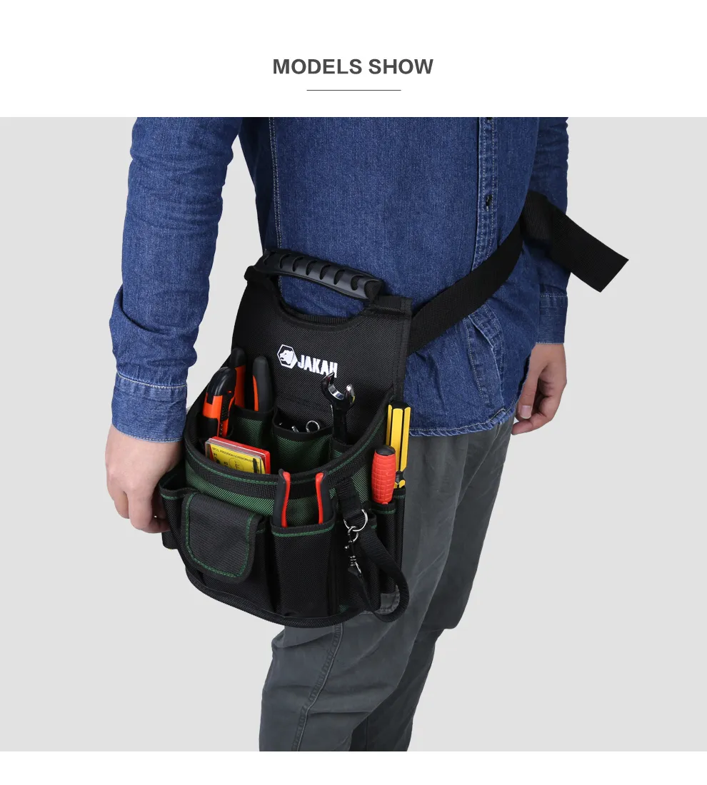Tool Waist Bag Multi-functional Electrician Tools Bag Oxford