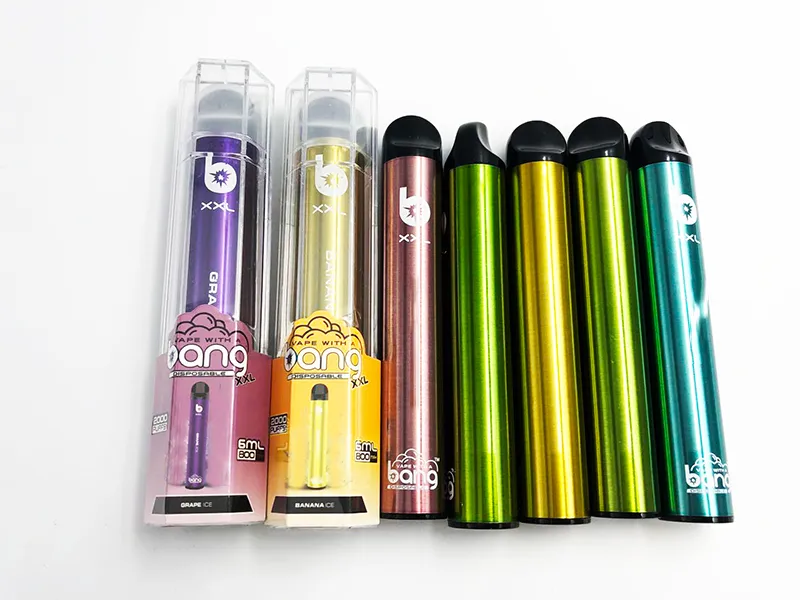 Newest Bang XXL 2000 Puffs XXTRA Disposable Vape Pen 800mAh battery No Need Filling 6ml Pod 6% Contained Hot Selling DHL Free