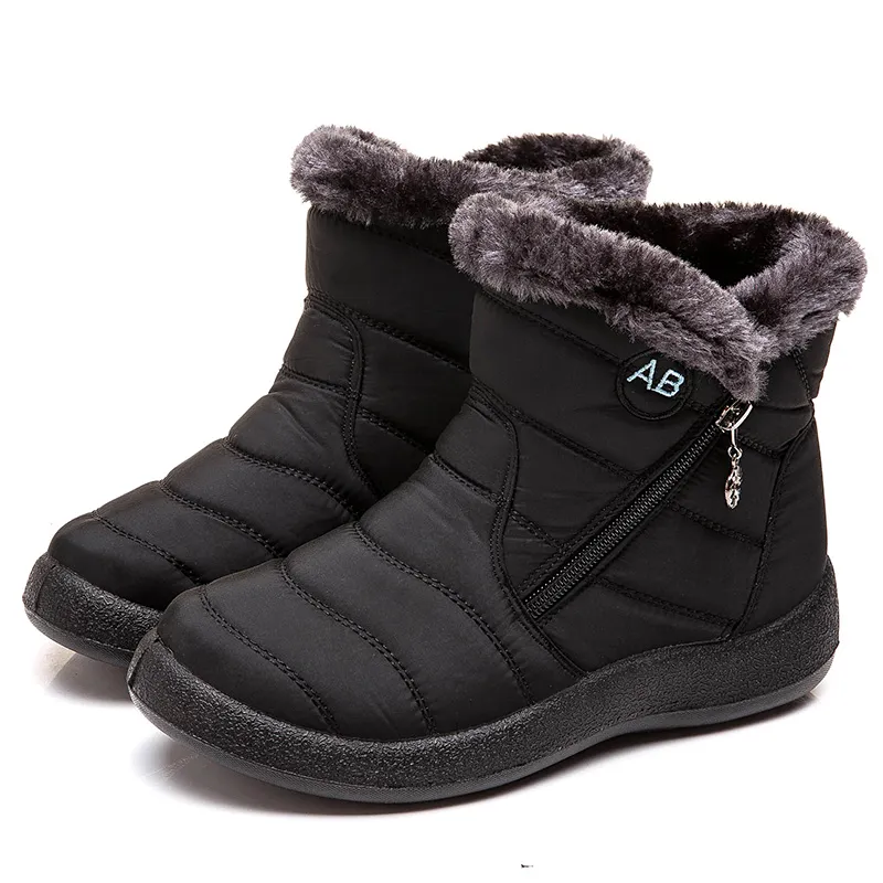 Männer Frauen Stiefel Leichte Winter Boot Schuhe Damen Knöchel Botas Mujer Waterpoor Schnee Booties Weibliche Slip Auf Casual Schuhe Plüsch schuhe