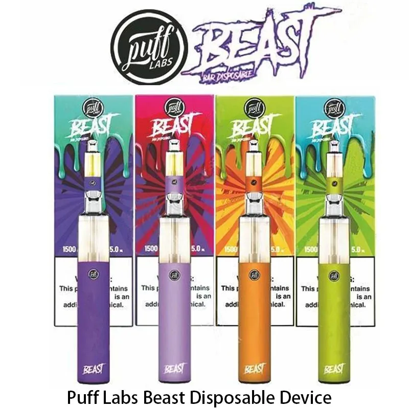Sfuff Beast Beast 1500Puffs Monouso con codice Scratch Vape Pen Pen Kit Dispositivo vuoto Kit Puff Bar Plus Bang XXL