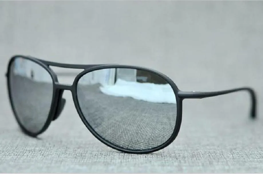 Novos óculos de sol masculinos e femininos M438 de alta qualidade lentes polarizadas sem aro esporte bicicleta condução praia ao ar livre chifre de búfalo uv400 óculos de sol com estojo