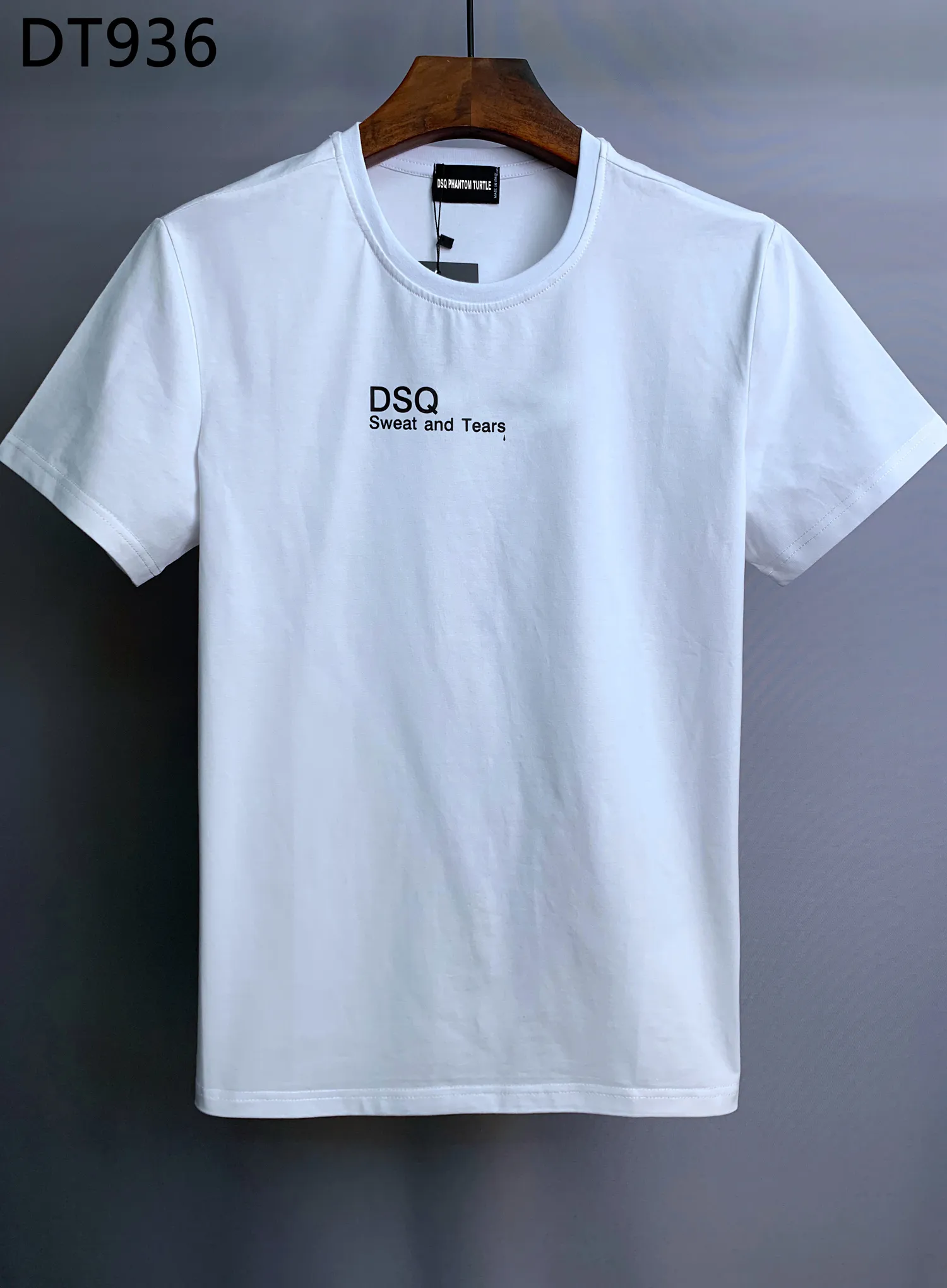DSQ Phantom Turtle 2022SS Ny Mens Designer T Shirt Italien Mode Tshirts Sommar Män DSQ T-SHIRT Male Top Quality 100% Bomull Tops 158281