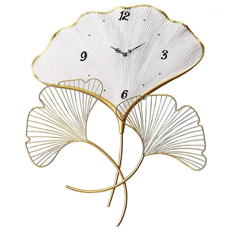 Wall Clocks Chinese Style Creative Clock Modern Design Metal Geometric Shapes Large Relogios Parede Home Decoration SS50WC1