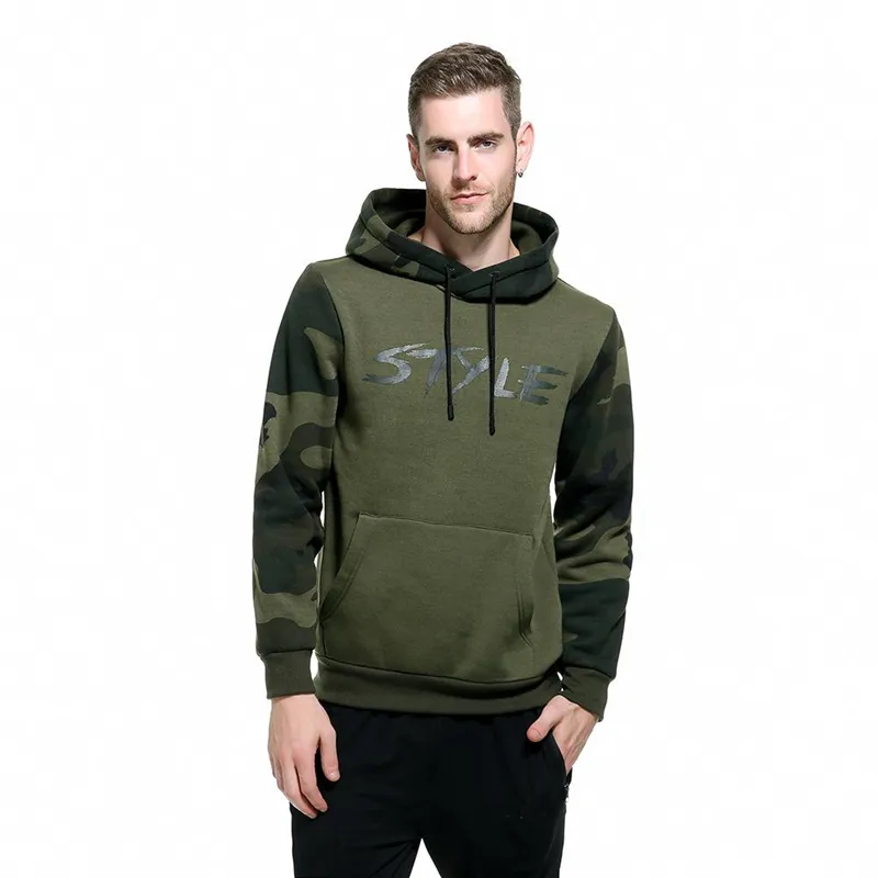 Mens kamouflage hoodies mode trend hiphop skateboard vår sport hooded sweatshirts designer manlig höst ny avslappnad lös pullover topp