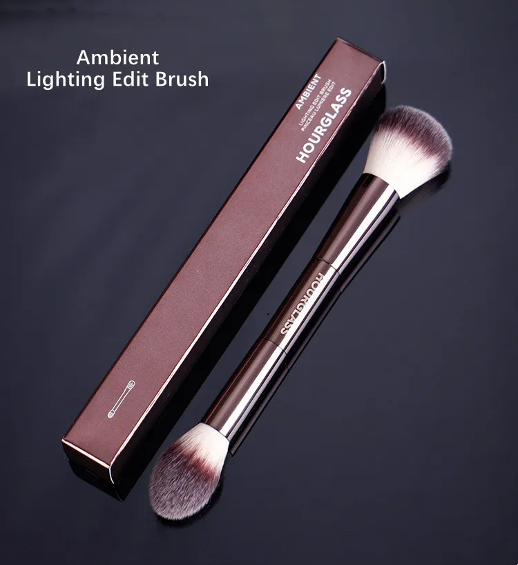 2023 جديد HG Ambient Lighting Edit Brush Brush Duale-Enderged Perfection Powder Highlighter Blush Bronzer Cosmetics Tools