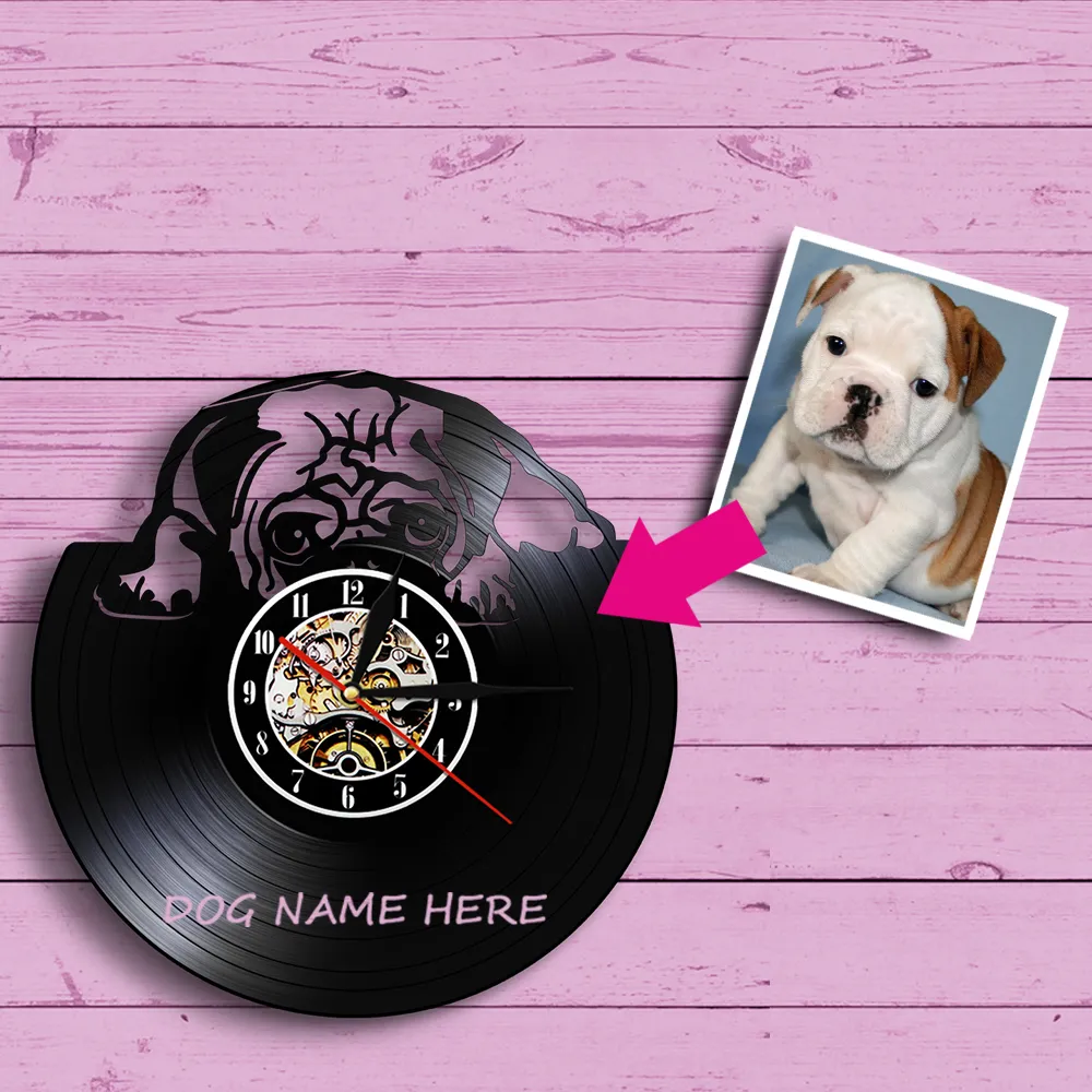 Reloj disco vinilo personalizado cheap