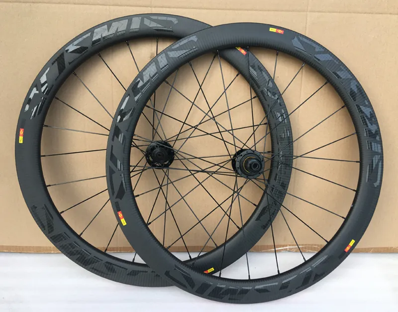 ディスクブレーキハブBob Twill Weave MAVIC COSMIC 700C 50mm奥行ロードバイクカーボンホイール25mm幅クリンチャーカーボンホイールセット送料無料