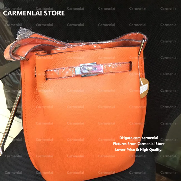 Classic 35cm Tote bucket bag womens fashion handbags purse cowskin genuine real leather ladies causal crossbody shouder bags