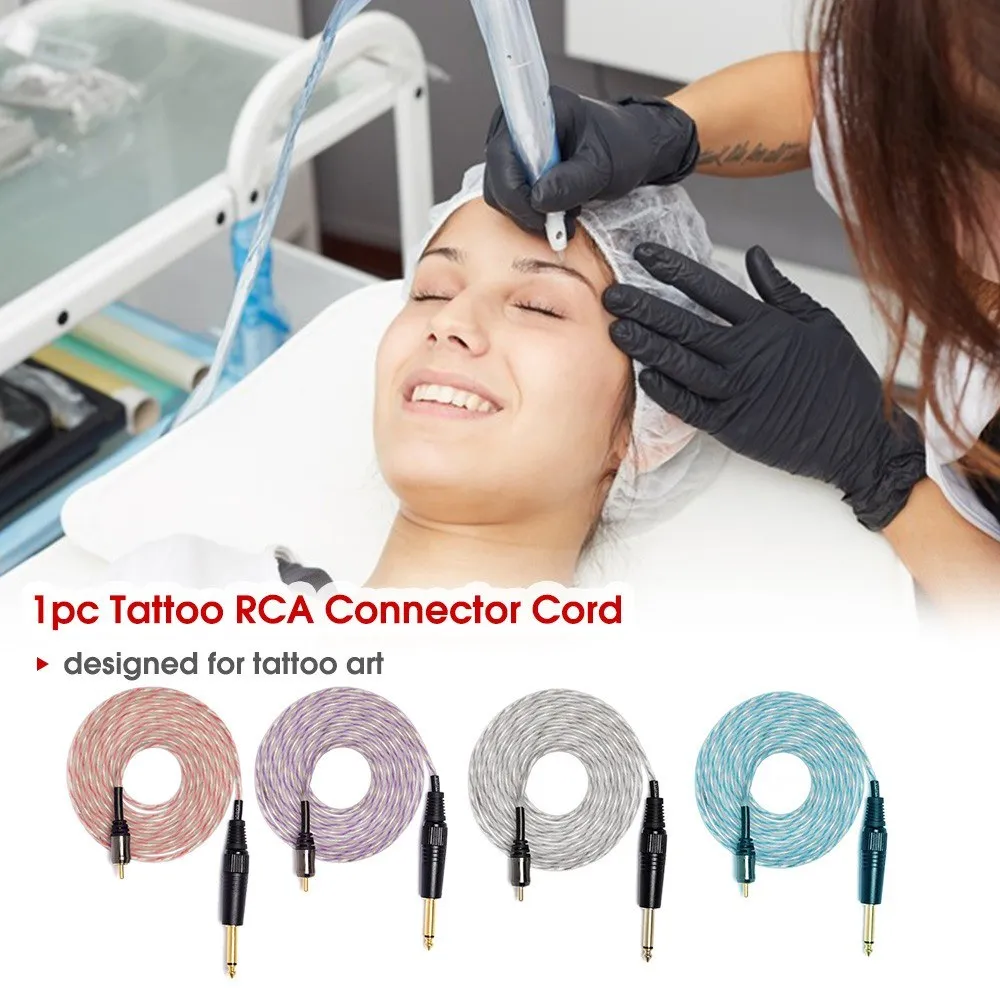 RCA portátil Tattoo Clip Cord 2 metros Tattoo Power Supplies