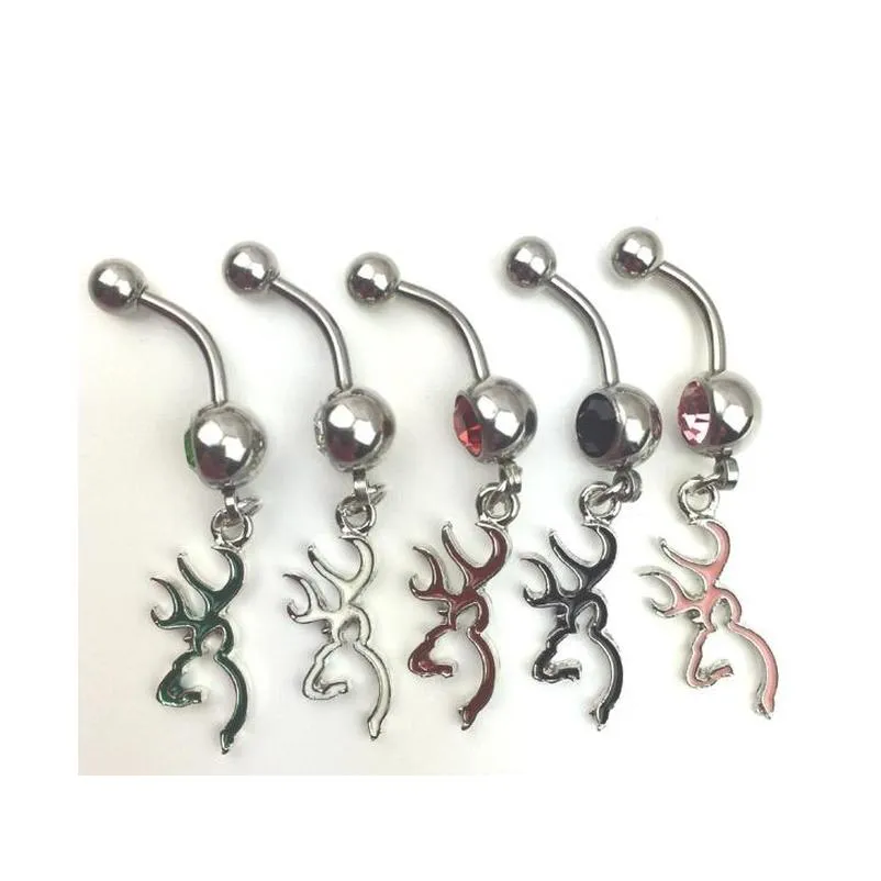 d0067 ( 5 colors ) button piercing rings jf-j020-5 10pcs/lot fashion charm cz stone navel belly dangle piercing jewelry