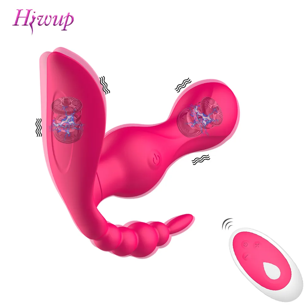 Sem fio Vagina G Spot Vibrador por Mulheres Anal Clitóris Estimulador Wearable Calcinhas Dildo vibratório Sex Toys para casais adultos Y201118