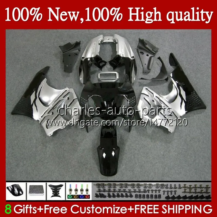 Body For HONDA CBR 893RR 900RR CBR893RR 94 95 96 97 95HC.29 CBR893 CBR900 CBR 900 893 RR CBR900RR black silvery 1994 1995 1996 1997 Fairings