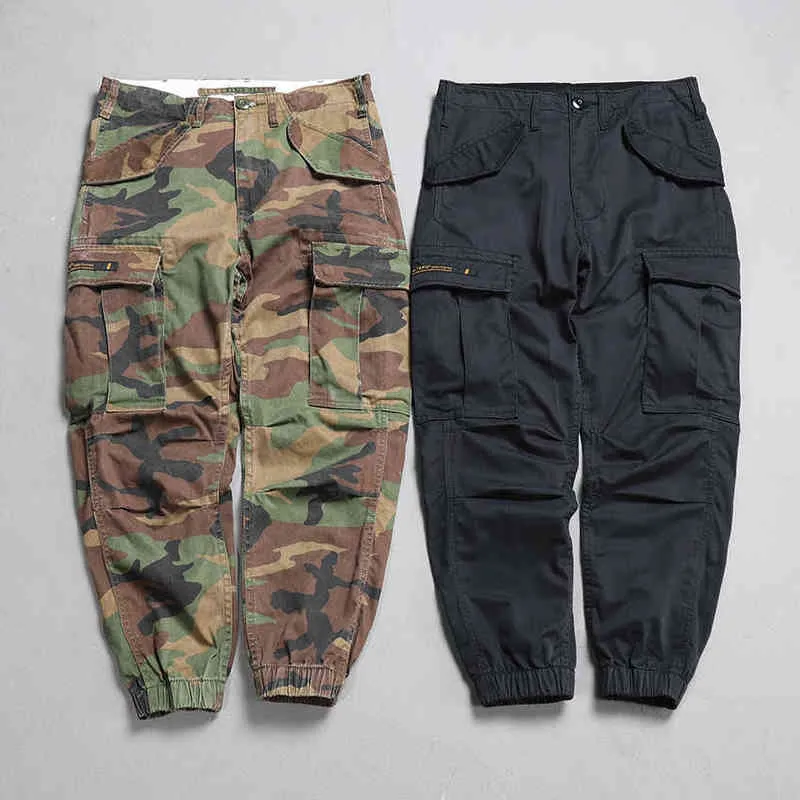 Wtaps Trousers Goth Cargo Pants Japanese Streetwear Men Women Overalls Hip Hop Harajuku Cotton Sweatpants Joggers Tracksuit 2021 H1223