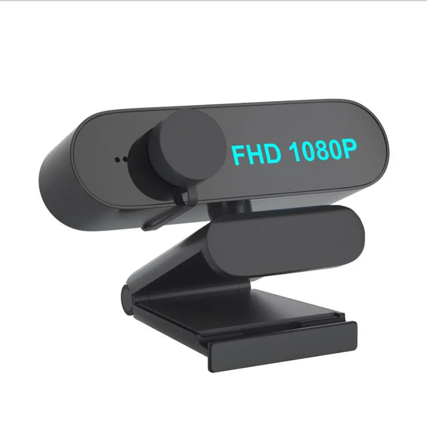 Webcam USB Web Camera Webcam digitale Full HD 1080P WebCam con microfono Clip-on Fotocamera per PC CMOS da 2,0 Megapixel