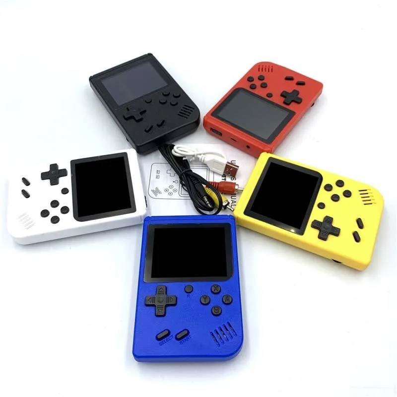 Mini Handheld Game Console Retro Nostalgic Host może przechowywać 400 klasyczne przenośne gry wideo Gracze Kolorowe ekran LCD Connect TV Double Play dla dzieci Prezent