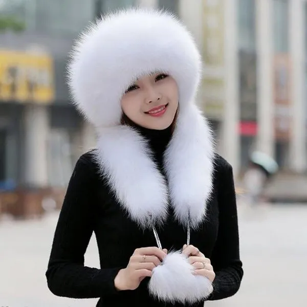 Fur snow hat deals