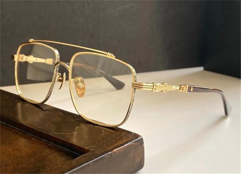 Novos óculos vintage quadro quadrado cbeath II Eyewear pode ser equipado com prescrição estilo clássico lente transparente clara óculos ópticos