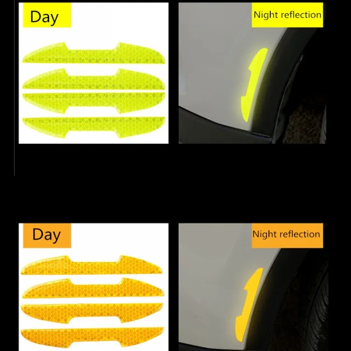 Auto Reflektierende Aufkleber Sicherheit Warnung Klebstoff Reflektierende  Band Reflektor Aufkleber Autos Styling Körper Tür Dekoration Anti  Scratch267G Von 79,42 €