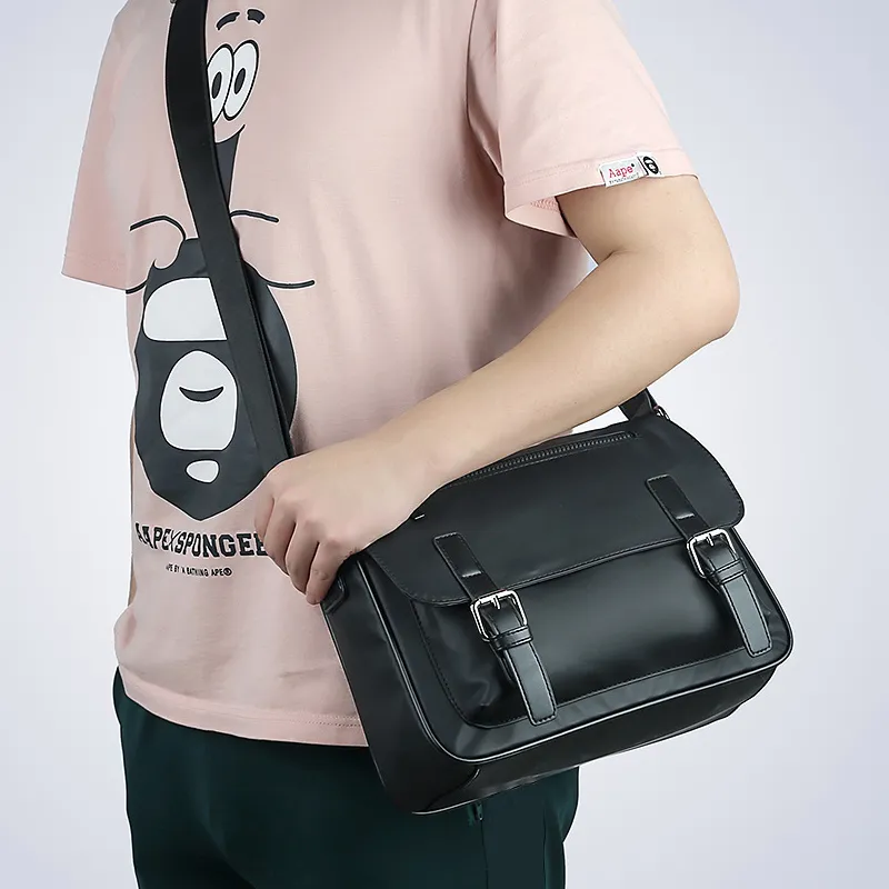Homens Casual Messenger Bag Oxford Sports Blosa Viagem Duffel Blosa para Masculino Crossbody Pack Moda Ginásio Sacos de Ombro Q0705