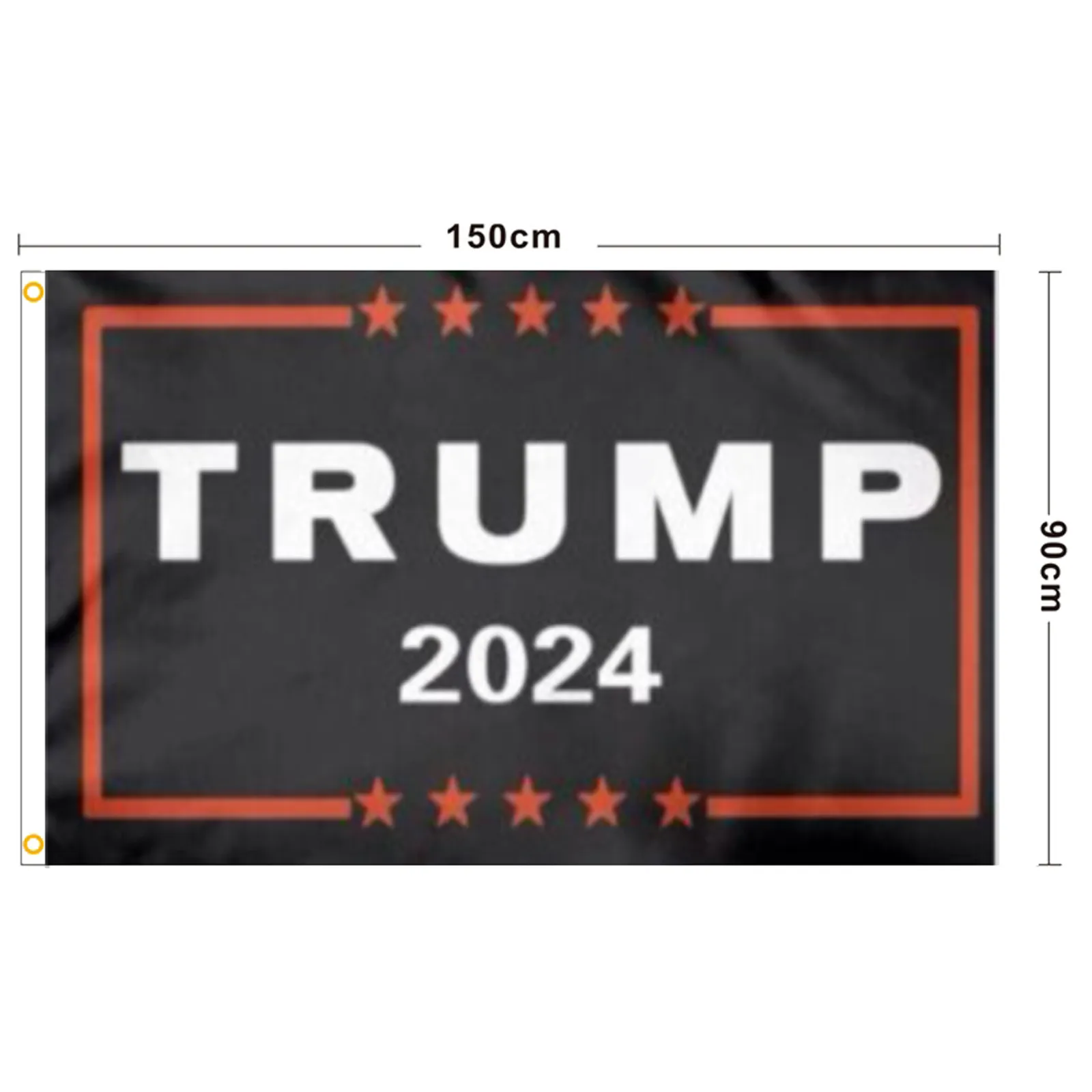 Trump Flag 2024 Hanging 90*150cm Trump Keep America Great Banners 3x5ft Digital Print Donald Trump Flag Decor Banner