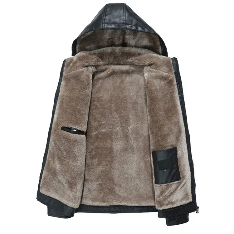 Mountainskin Winter Mens Leather Jacket Warm Thick PU Coat Male Thermal Fleece Jackets Faux Leather Men Brand Clothing SA506 C1120 From 38 71 DHgate