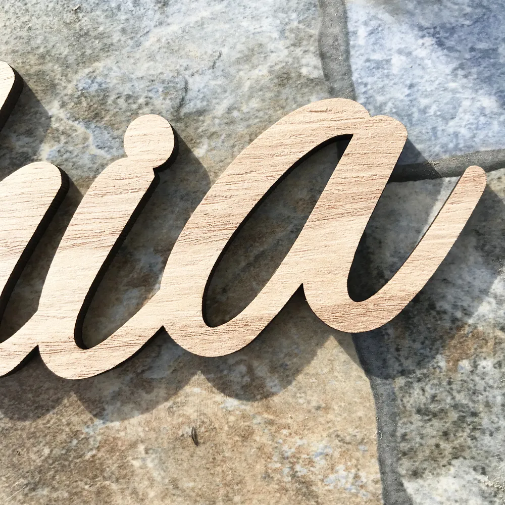 Pesonalized Names wood Signs Custom Name Sign Table Decor Wedding Table Wooden Letters Wood Baby Name Nursery 7