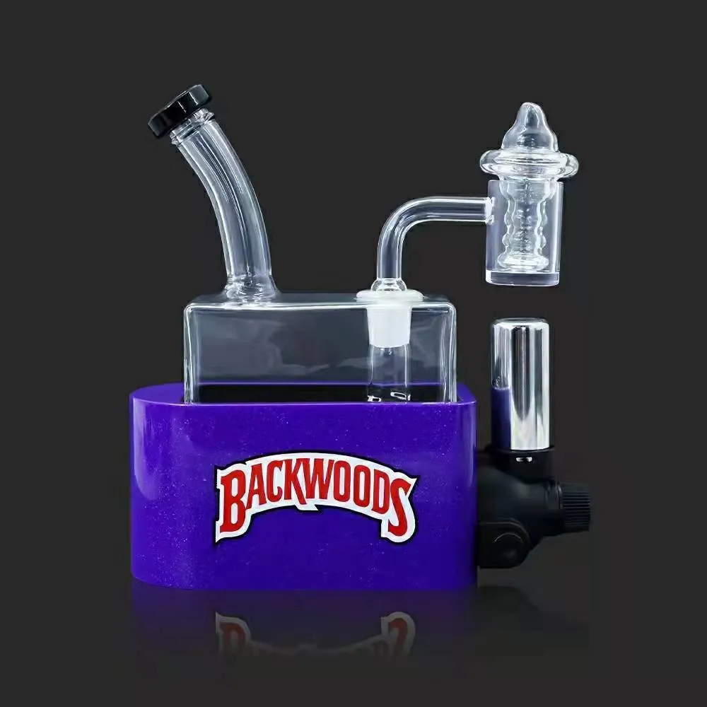 Glass Water Pipe Backwoods Smoking Kit Hot Selling Glass Dab Rig In One