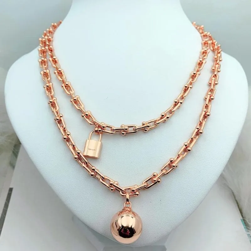 S925 Sterling Silver Necklace Chain with Classic Retro Love Lock, Lucky ...