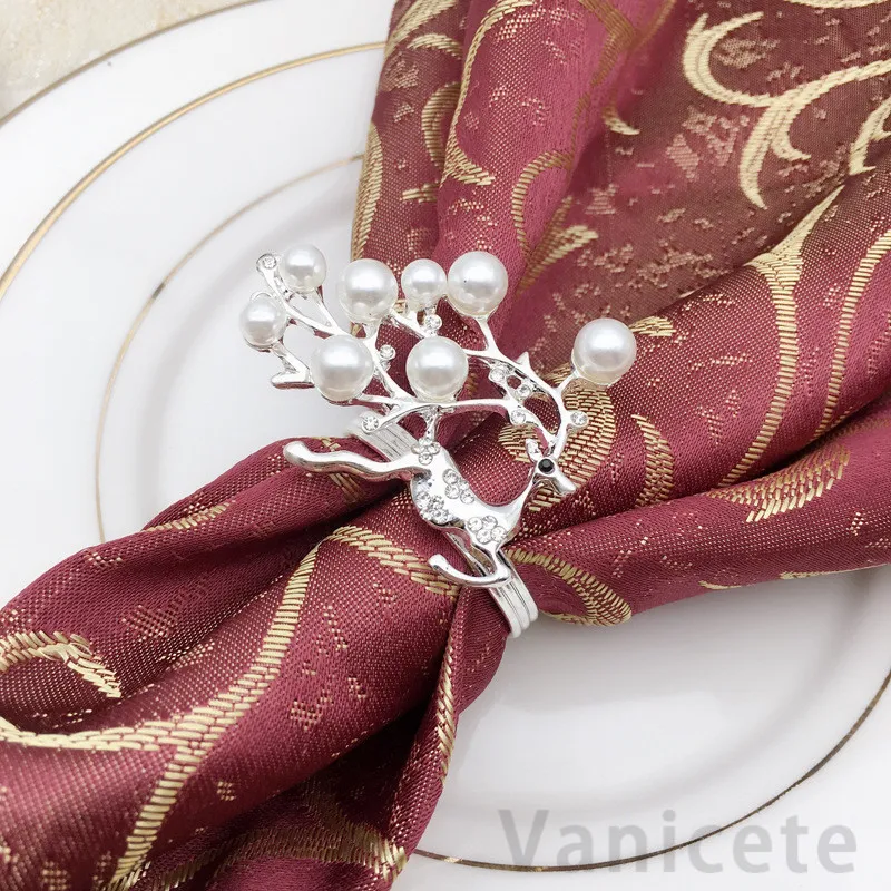 Wedding Napkin Rings Metal Napkin Holders For Dinners Party Hotel Wedding Table Decoration Supplies Napkin Buckle T1I3435