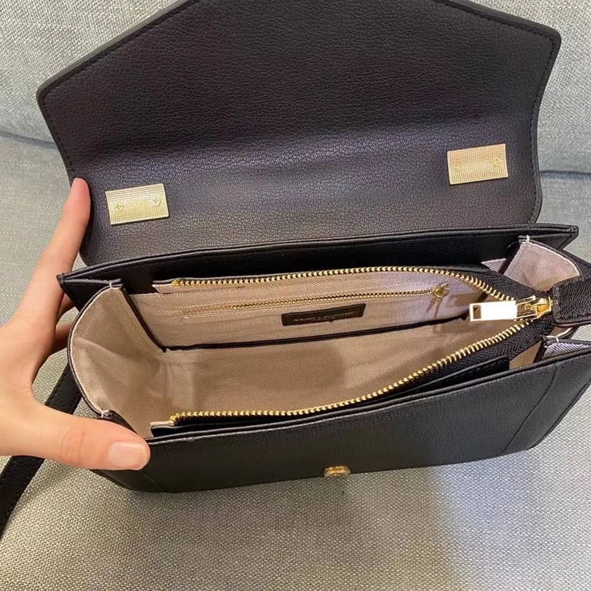 2021 luxury designer handbag LOULOU Y-shaped seam leather ladies bag chain shoulder bag high quality flap bag in various colors