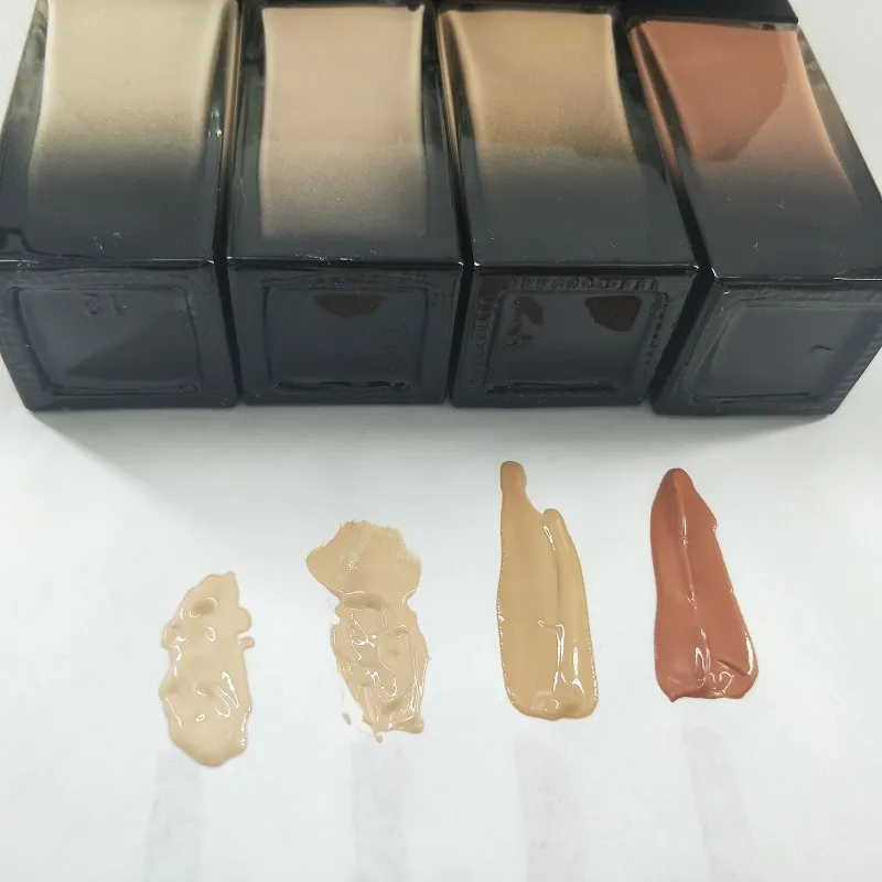 Brand Maquiagem 4Color Makeup Foundation Highlighter Concealer Medium-Coverage Liquid Foundation