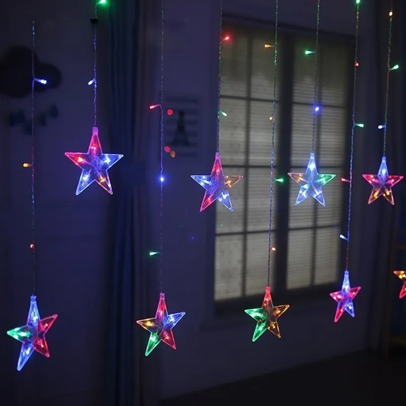 2-5M-Curtain-Light-LED-Star-Christmas-Garland-220V-EU-Outdoor-Indoor-lighting-String-Fairy-Lamp(8)