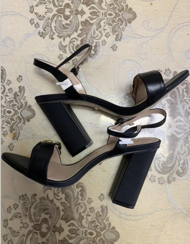 Black block heels top for girls