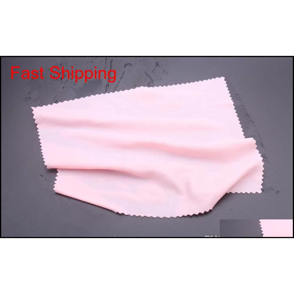 100pcs/lot 4 color 13x13cm microfiber cleancloth eye glasses cleaning cloth screen lens cloth customized logo white cloth
