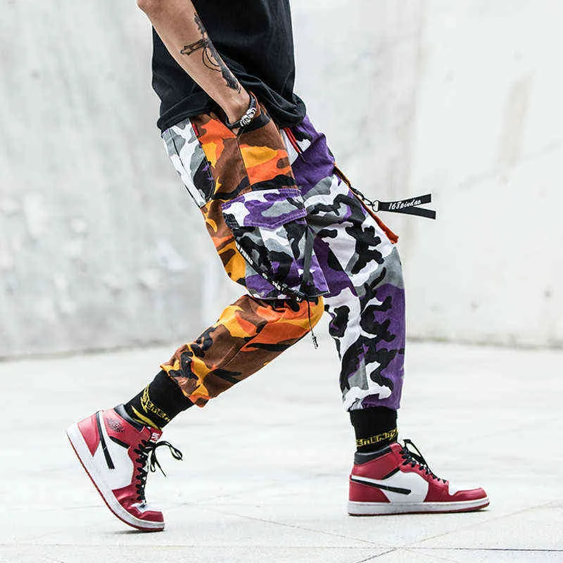 Colored camo joggers outlet