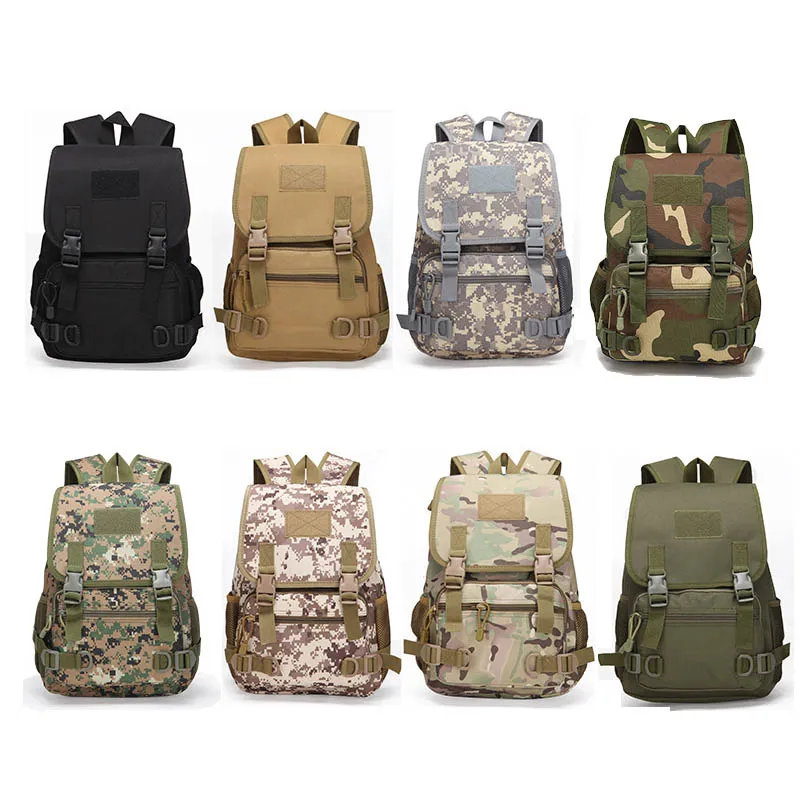 Oudoor Nylon Backpack Tactical Pack Bag Rucksack Knapsack Assault Combat Camouflage Camo 20L Backpack NO11-036