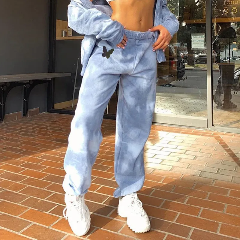 Tie dye on sale butterfly sweatpants