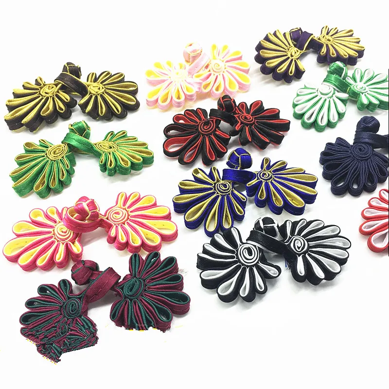 Chinese Frog Closure Knot Fastener Buttons Handmade Cheongsam Tang Suit ...