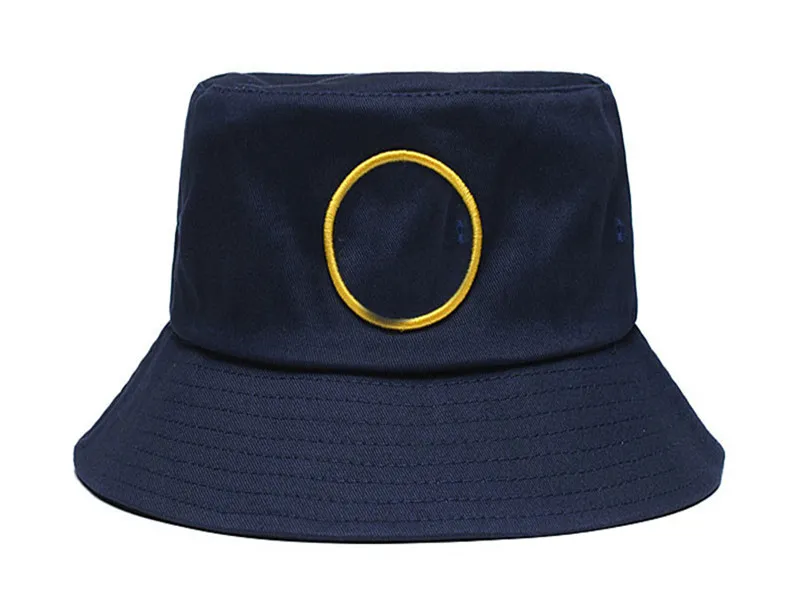 2021 Moda wiadro kapelusz 4 Sezon Wzór Wzór Embtosa Singry Brim Kapelusze Mężczyzna Kobiety Unisex Czapki Słońce Ochrona wiatru 3 Kolor