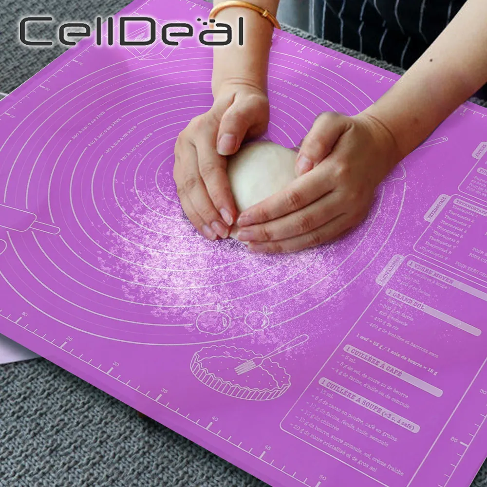 Patry Boards 45x60cm Siliconen Pad Bakken Mat Sheet Extra groot voor Rolling Deeg Pizzeria Non-Stick Maker Houder Keukengerei